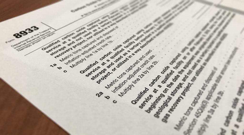IRS form 8933