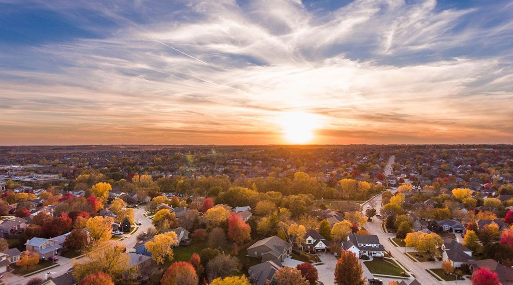 A view over a town