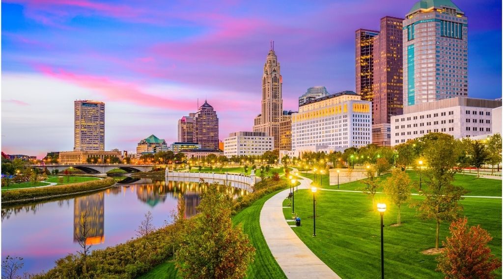 Columbus Ohio pictured