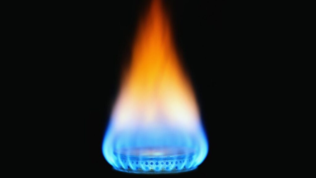 natural gas flame